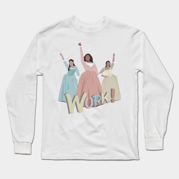 The Schuyler Sisters Long Sleeve T-Shirt by sydneyurban